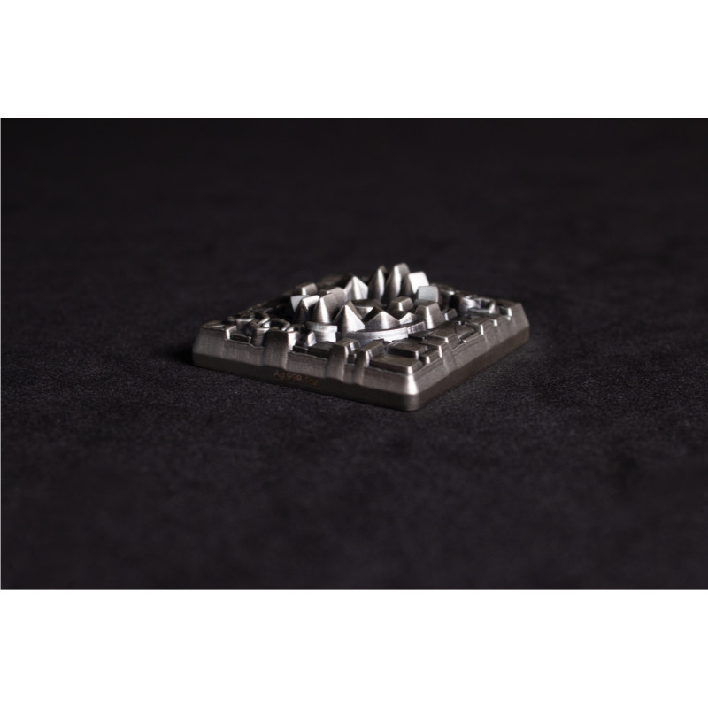 Srebrny Numizmat Bear Trap, 1 uncja - edge 2