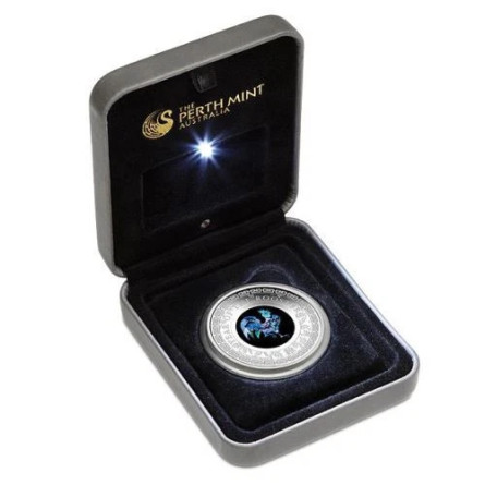 Srebrna Moneta Lunar Opal Year of the Rooster 2017, 1 uncja - box 1 Srebrna Moneta Lunar Opal Year of the Rooster 2017, 1 uncja - box 1