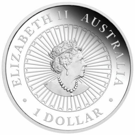 Silbermünze Lunar Opal Jahr des Schweins 2019, 1 Unze