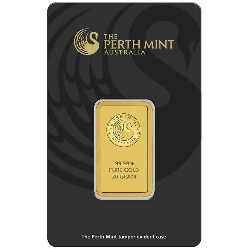 Złota Sztaba Inwestycyjna Perth Mint, 20g