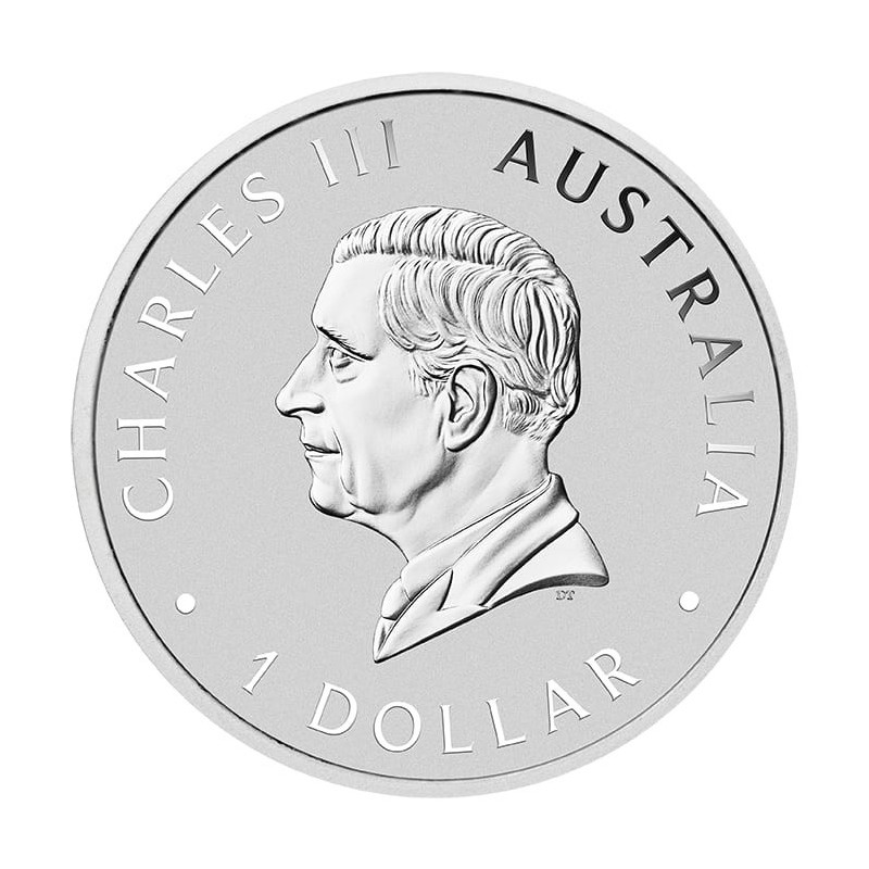 Australischer Brumby 2025 Silbermünze, 1 Unze - Vorderseite Australischer Brumby 2025 Silbermünze, 1 Unze - Vorderseite