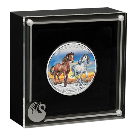 Srebrna Moneta Australian Brumby 2025 Color, 1 uncja - box 1 Srebrna Moneta Australian Brumby 2025 Color, 1 uncja - box 1