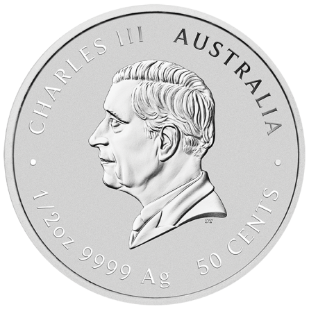 Silbermünze Lunar III Jahr des Pferdes 2026 1/2 oz Vorderseite