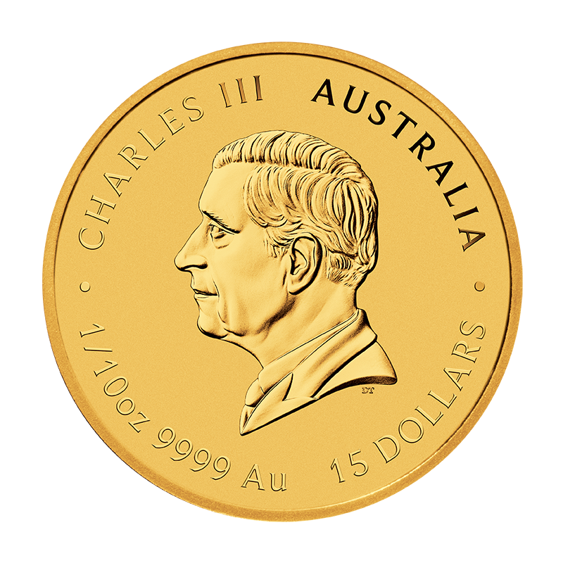 Gold Coin LUNAR III Year of the Horse 2026, 1/10 ounce Back