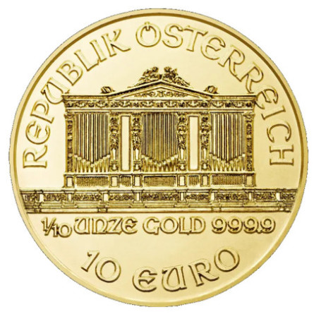 Goldmünze „Wiener Philharmoniker“, Mix, 1/10 Unze