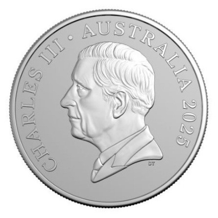 RAM Kangaroo Bush Capital 2025 Silver Coin, 1 oz - obverse RAM Kangaroo Bush Capital 2025 Silver Coin, 1 oz - obverse
