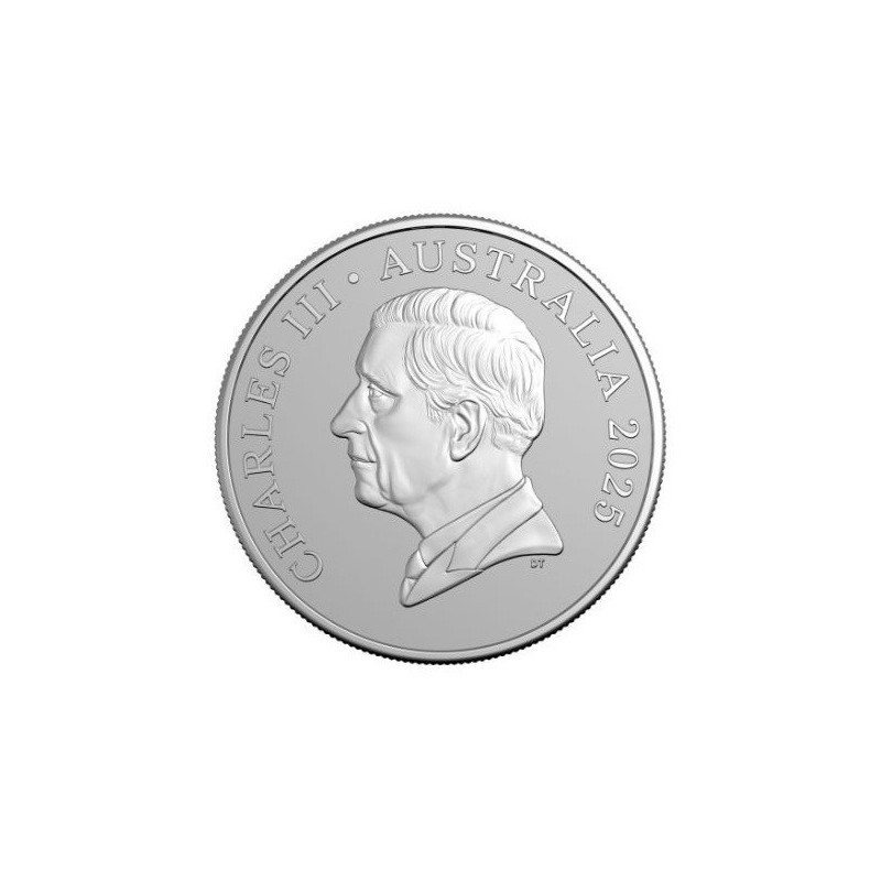 RAM Kangaroo Bush Capital 2025 Silver Coin, 1 oz - obverse RAM Kangaroo Bush Capital 2025 Silver Coin, 1 oz - obverse