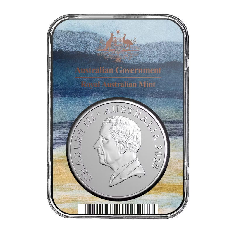 RAM Kangaroo Bush Capital 2025 Silver Coin, 1 oz - back RAM Kangaroo Bush Capital 2025 Silver Coin, 1 oz - back