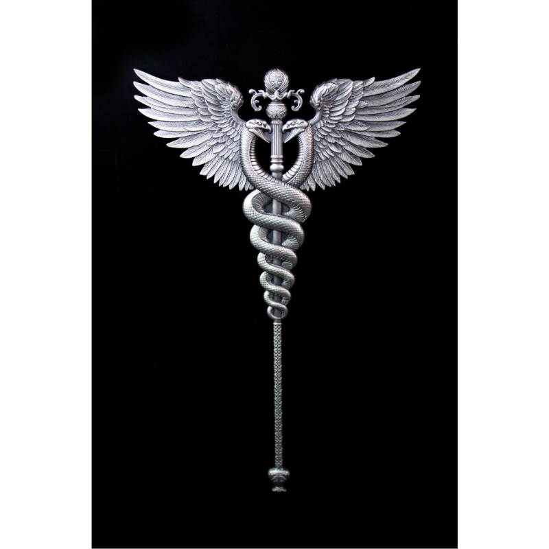 Srebrny Numizmat The Divine Weapons - Winged Staff, 2 uncje - 2