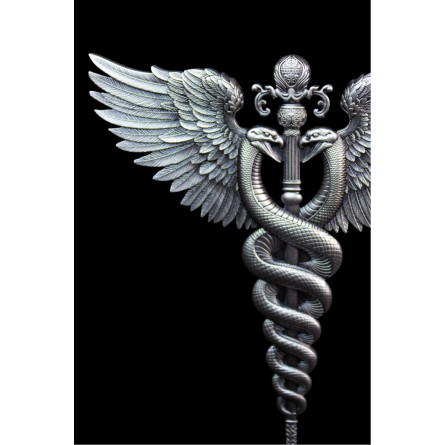 Srebrny Numizmat The Divine Weapons - Winged Staff, 2 uncje - 3