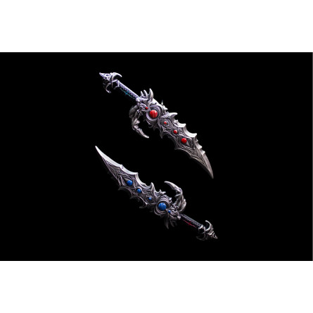 Srebrny Numizmat Twifang Blades, 2x 1 uncja - front