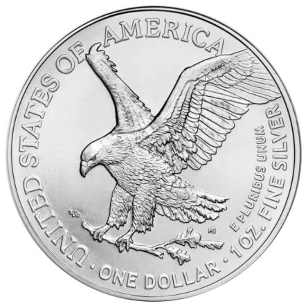 American Eagle 2025 Freya Flameheart Silbermünze, 1 Unze - Rückseite