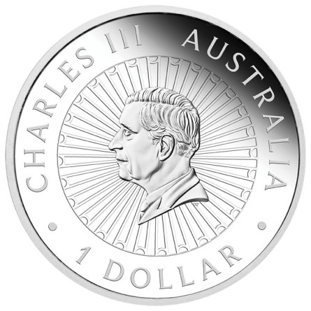 Сребрна Монета Great Southern Land 2025 Proof, 1 унція - аверс