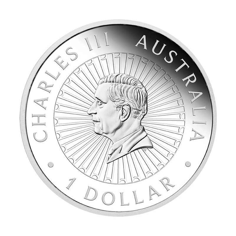 Сребрна Монета Great Southern Land 2025 Proof, 1 унція - аверс