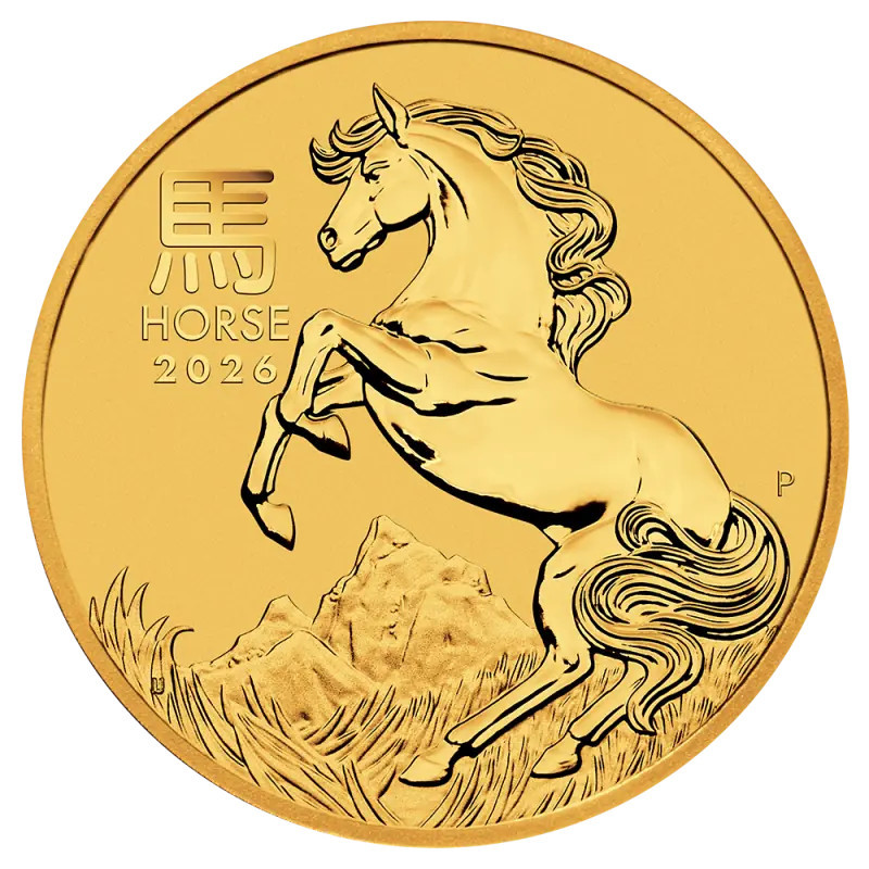LUNAR III Gold Coin: Year of the Horse 2026, 1/4 ounce