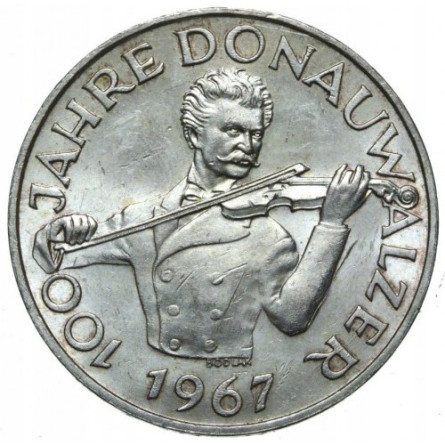 Srebrna Moneta Austra 50 Szylingów, Różne roczniki i wzory, 20 gr - rewers 1