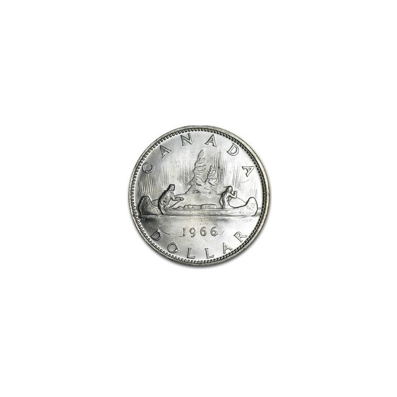 Srebrna Moneta Kanada 1 Dolar 1965-1967, 23,3 gr - rewers