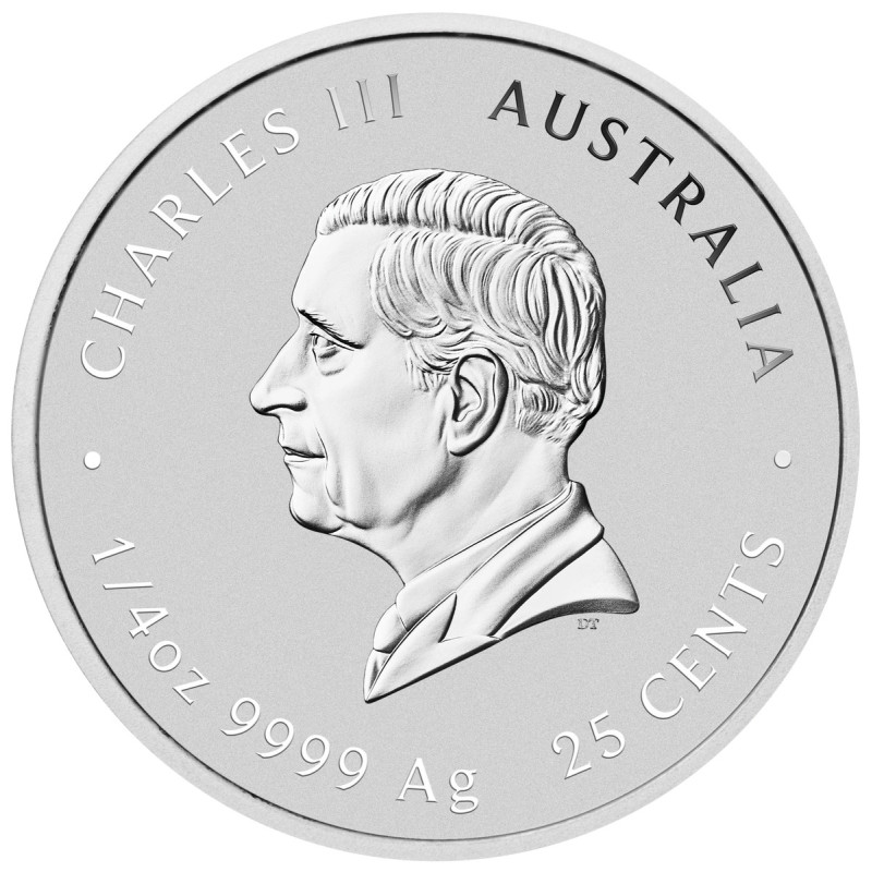 Silber Lunar III Jahr des Pferdes 2026 Farbmünze, 1/4 oz (ANDA) - Vorderseite Silber Lunar III Jahr des Pferdes 2026 Farbmünze, 1/4 oz (ANDA) - Vorderseite