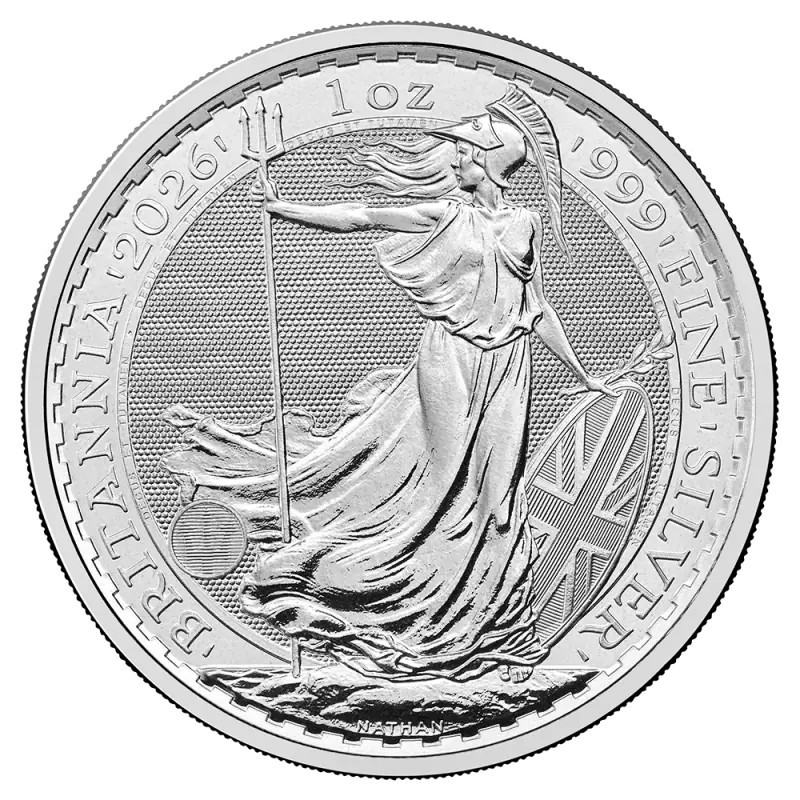 Srebrna Moneta Britannia 2026, 1 uncja