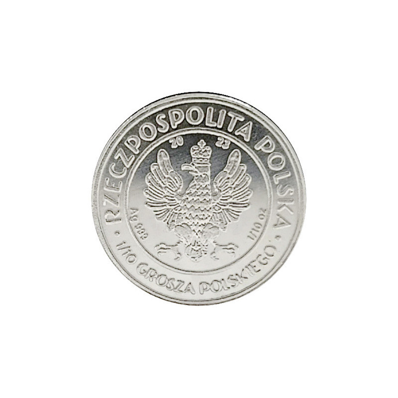 Srebrny Medal Husaria III BU, 1/10 uncji - awers