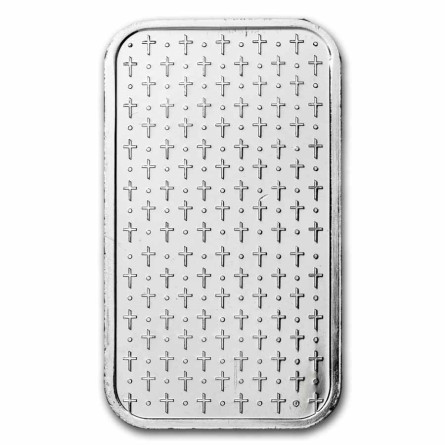 Silver Bar Crucifixion of Jesus 1 oz.
