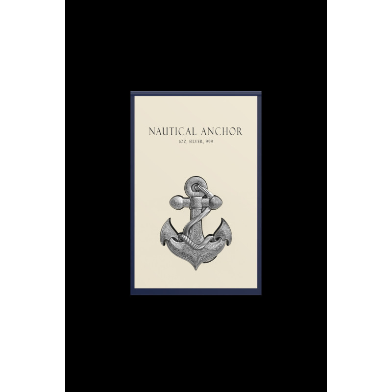 Samoa Nautical Anchor 2025 Silver Coin, 1 oz - 1 Samoa Nautical Anchor 2025 Silver Coin, 1 oz - 1