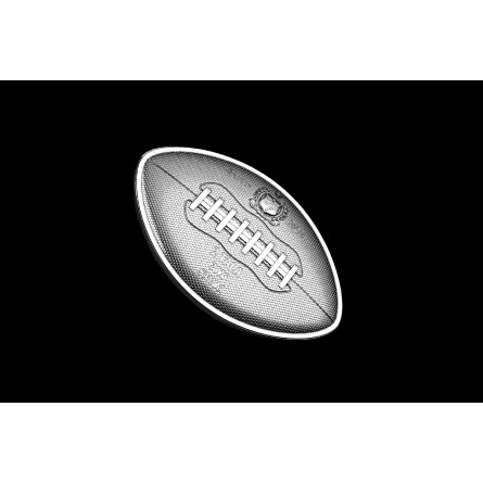 Srebrna Moneta Samoa Touch Down 2025, 2 uncje - awers 2