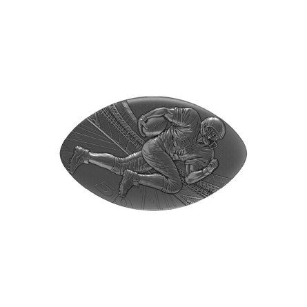 Samoa Touch Down 2025 Silver Coin, 2 oz - reverse