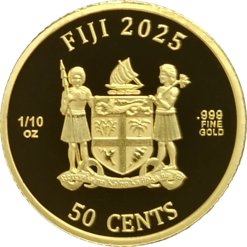Gold Coin Cats, Fiji 2025, 1/10 ounce Gold Coin Cats, Fiji 2025, 1/10 ounce