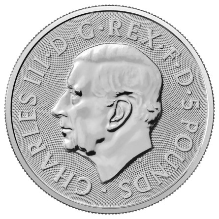 rebrna Moneta The Tudor Beasts: Queen's Lion 2026, 2 uncje - rewers