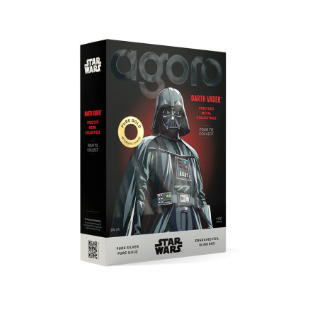 Srebrny Banknot Star Wars - Darth Vader Foil Blind Box 2025, 5 gramów - box
