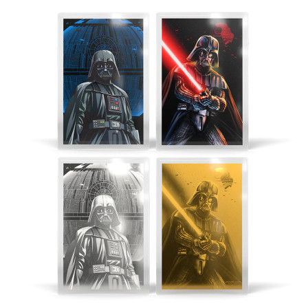 Srebrny Banknot Star Wars - Darth Vader Foil Blind Box 2025, 5 gramów - box