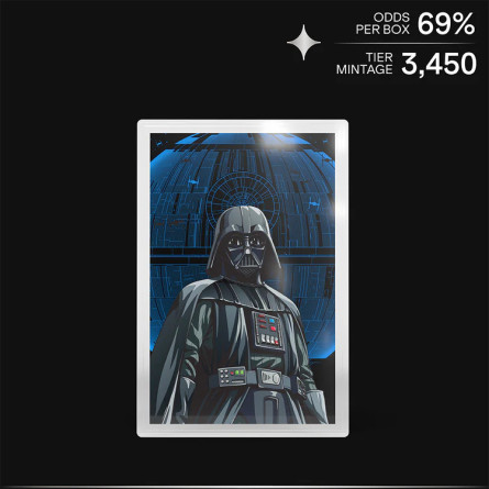 Srebrny Banknot Star Wars - Darth Vader Foil Blind Box 2025, 5 gramów - 2