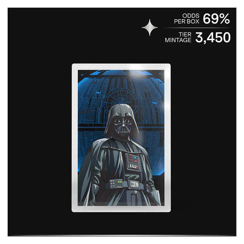 Srebrny Banknot Star Wars - Darth Vader Foil Blind Box 2025, 5 gramów - 2 Srebrny Banknot Star Wars - Darth Vader Foil Blind Box 2025, 5 gramów - 2