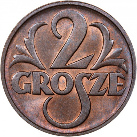 Moneta 2 Grosze Rzeczpospolita Polska 1925-1939 - rewers