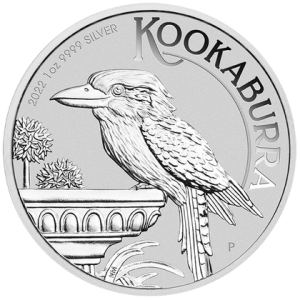 Australian Kookaburra 2022, 1 oz - reverse side