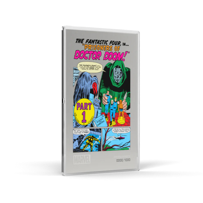 Srebrny Banknot COMIX - Marvel Fantastic Four 5 2025, 1 uncja - front Srebrny Banknot COMIX - Marvel Fantastic Four 5 2025, 1 uncja - front