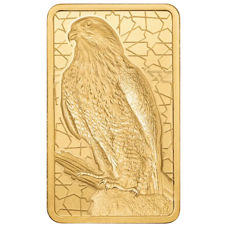 Goldbarren „Arabischer Falke“ PAMP 2026, 5 g Goldbarren „Arabischer Falke“ PAMP 2026, 5 g