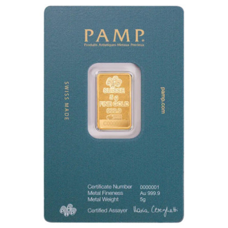 Złota Sztabka Arabski Sokół PAMP 2026 5g