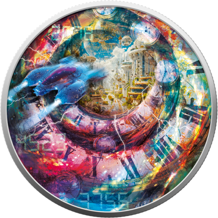 Srebrna Moneta Mexico Libertad 2024 Time Travel Future , 1 uncja - rewers