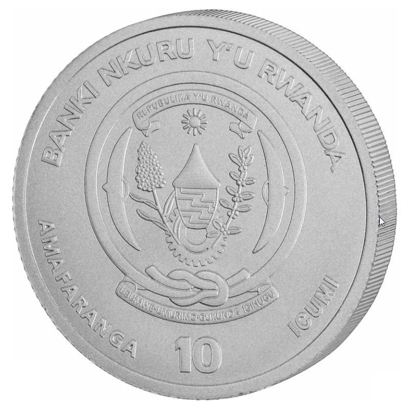 Srebrna Moneta Africa Ounce: Spotted Hyena 2026,, 1 uncja - awers