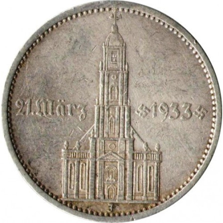 Srebrna Moneta Niemcy, 5 Marek 1934-1939, 12,5 grama - rewers 1