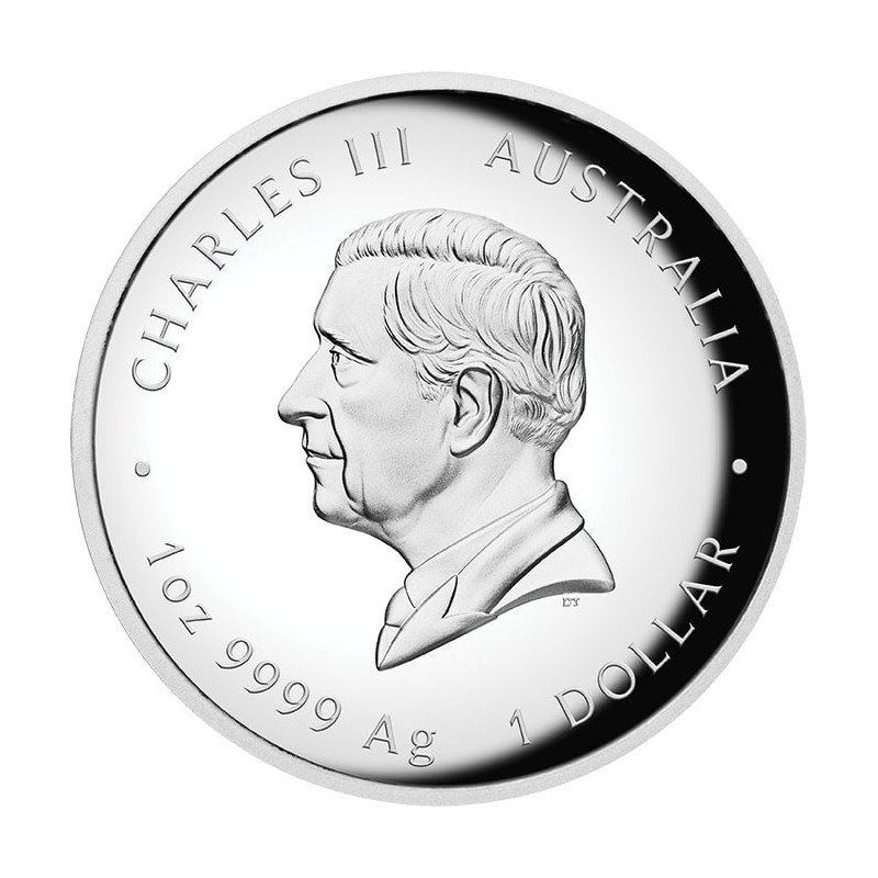 Srebrna Moneta Lunar III Rok Konia 2026 High Relief, 1 uncja - awers Srebrna Moneta Lunar III Rok Konia 2026 High Relief, 1 uncja - awers