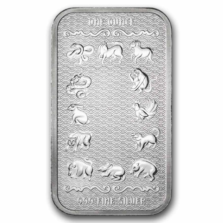 Srebrna Sztabka Year of the Horse 2026, 1 uncja - front