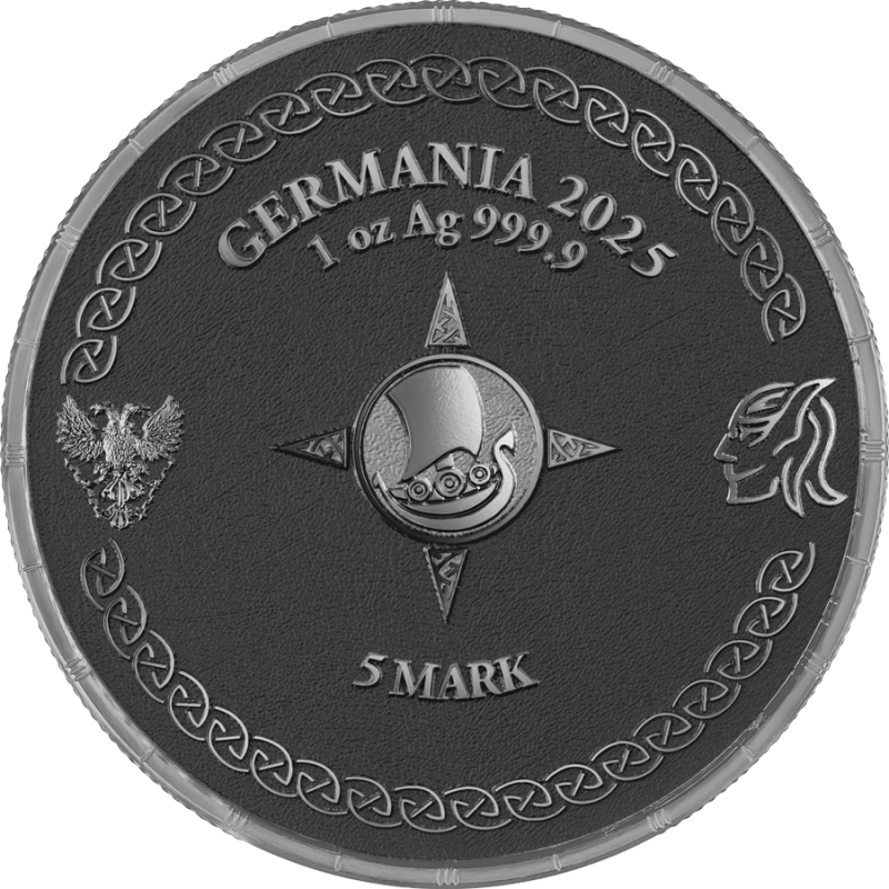 Srebrna Moneta Ragnarök: Sköll & Hati 2024 Geminus, 2x 1 uncja - awers 1 Srebrna Moneta Ragnarök: Sköll & Hati 2024 Geminus, 2x 1 uncja - awers 1