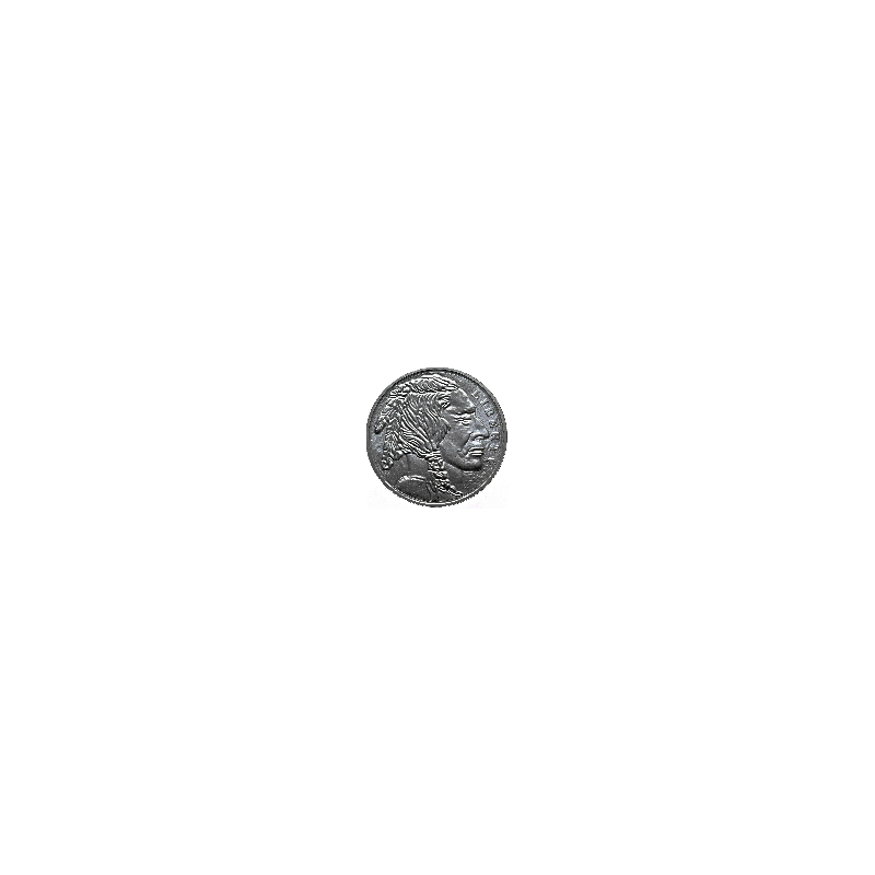 Srebrny Medaille Amerikanischer Büffel BU Antik, 1 uncja Vorderseite Srebrny Medaille Amerikanischer Büffel BU Antik, 1 uncja Vorderseite
