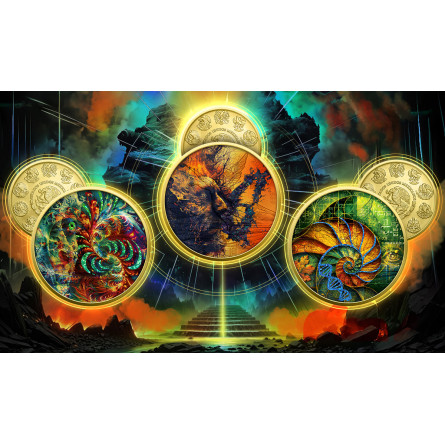 Silver Coin Mexico Libertad 2024 The Hidden Code , 1 oz - set
