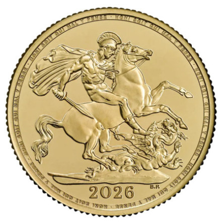Złota Moneta Suweren Karola III 2026