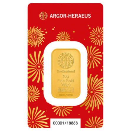 Złota Sztabka Year of the Horse Argor-Heraeus 2026 10 gr