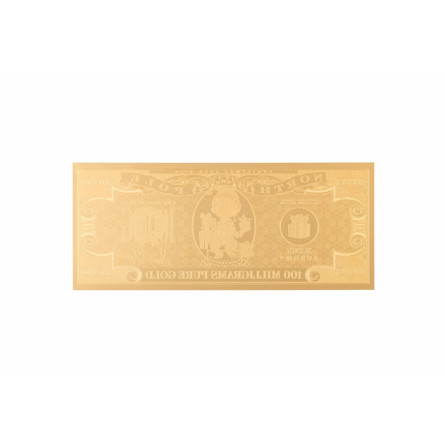 Aurum Santa's Helper Gold Banknote, 100 milligrams